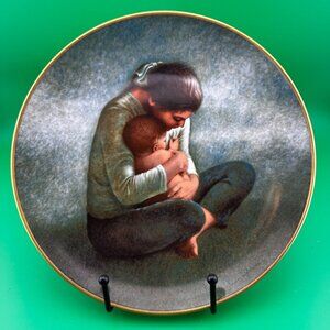 VTG "YESTERDAY, TODAY AND TOMORROW" BY IRENE SPENCER PLATE # 4983 FAIRMONT CHINA